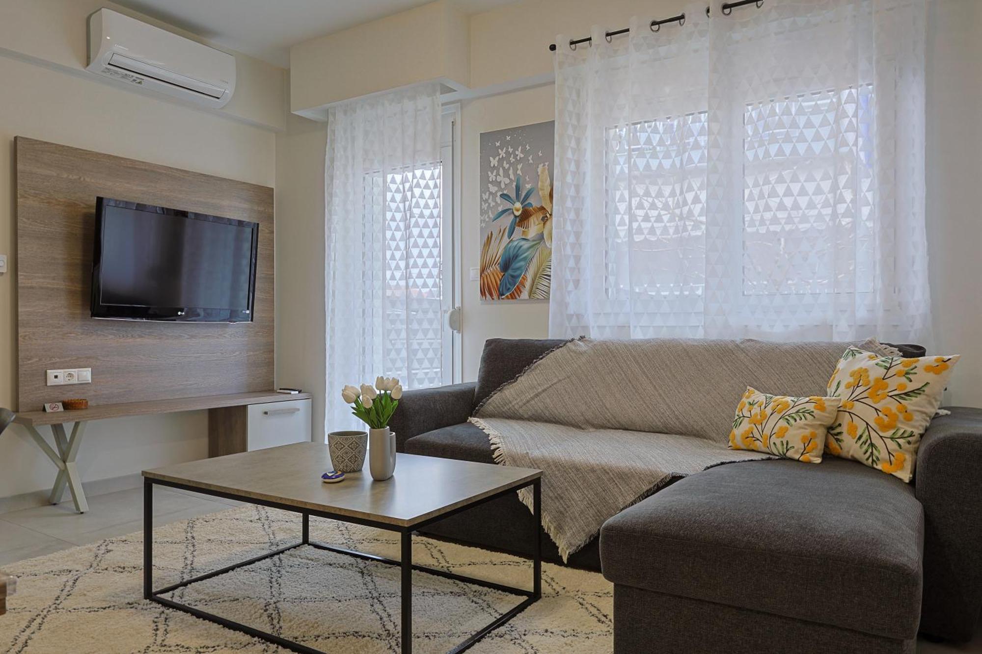 Апартаменты Zeta-Garden Oasis & Private Parking By Optimum Link Катерини Экстерьер фото