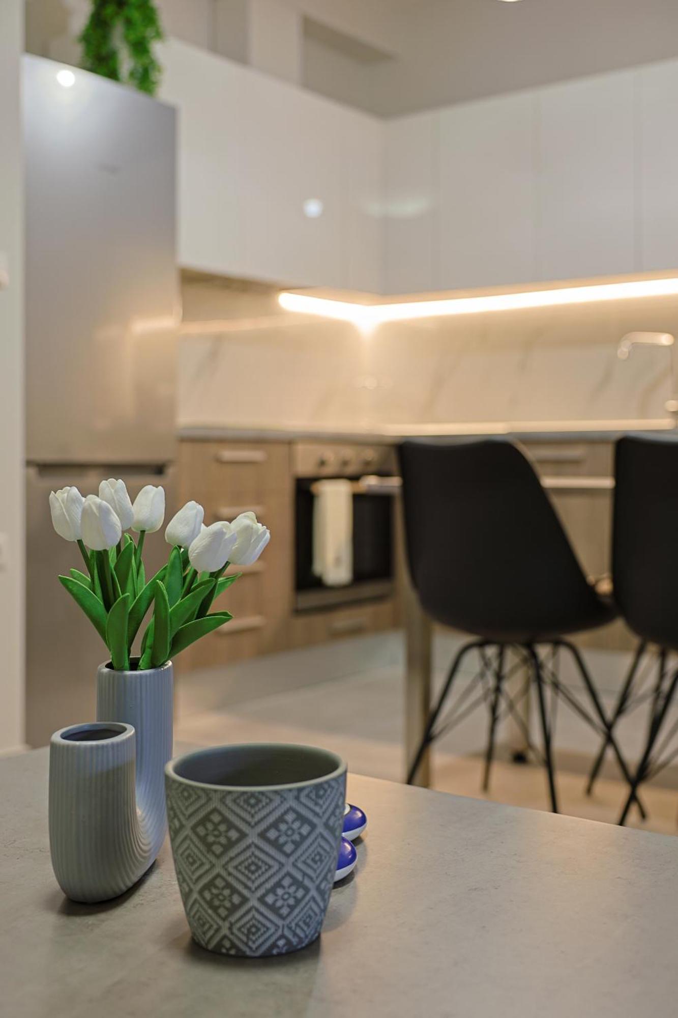 Апартаменты Zeta-Garden Oasis & Private Parking By Optimum Link Катерини Экстерьер фото